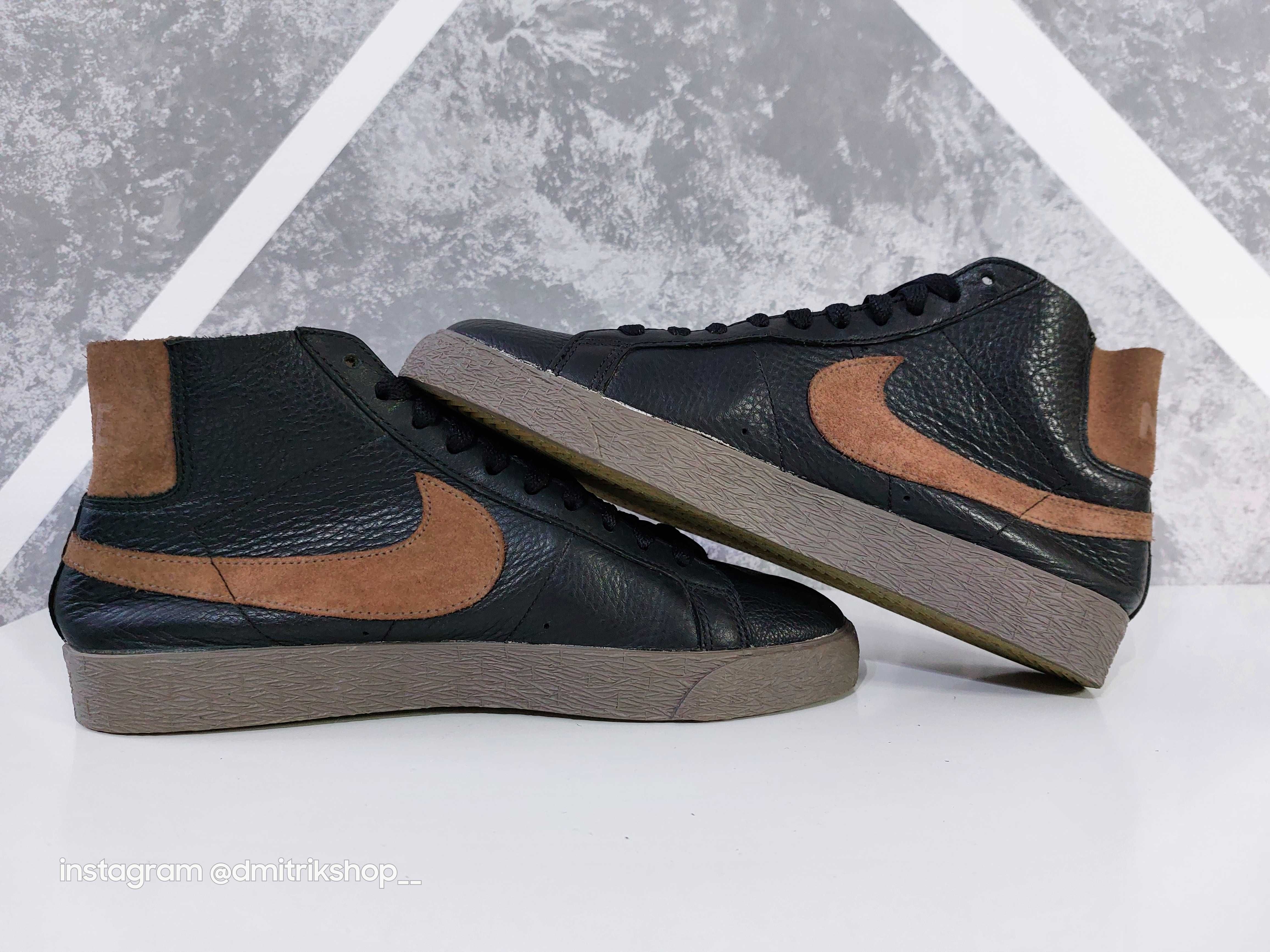 Кросівки шкіряні Nike SB Blazer Premium SE p41 кроссовки обувь Nike