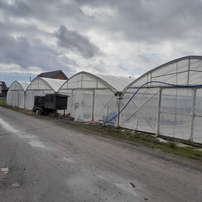 Tunel foliowy zblokowany