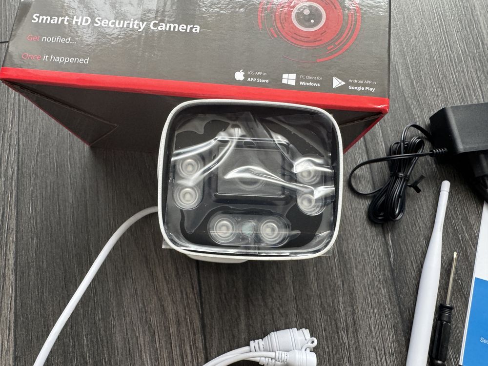 Kamera monitoring 4K UltraHD 5MP WiFi TEPTEK karta pamięci