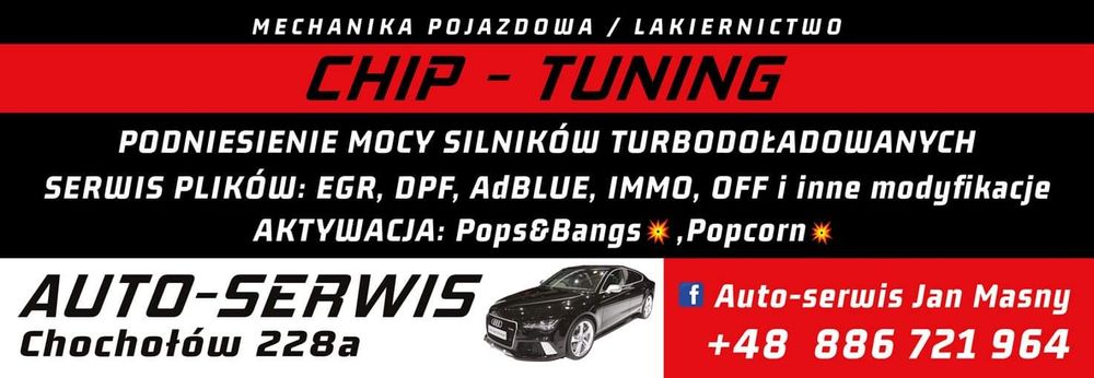 Chiptuning cisnienie oleju dpf adblue egr klapy start stop deaktywacja