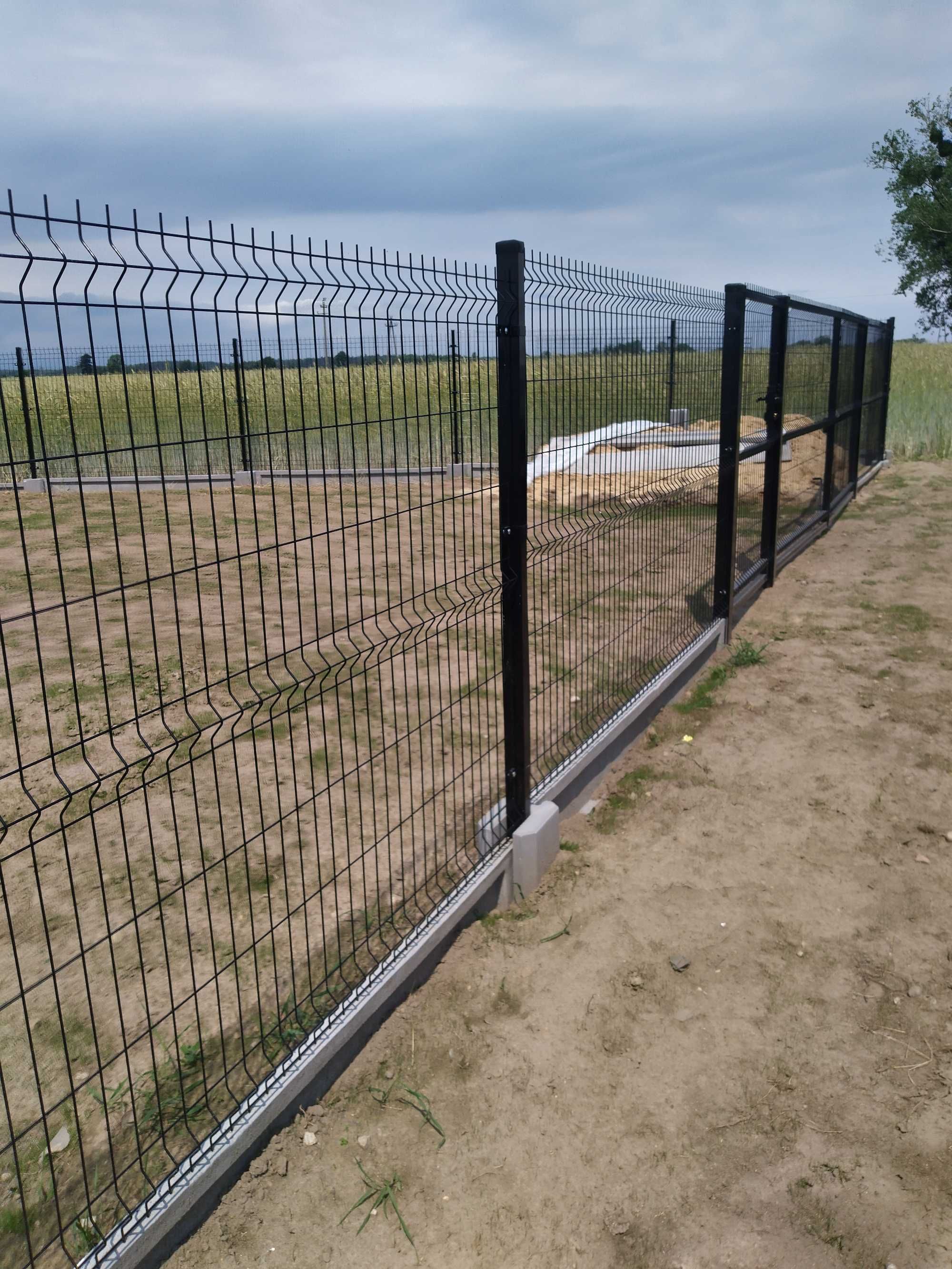 HIT!!! Kompletne Ogrodzenie Panelowe Fi 4 Fi 5 MM H180
