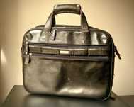 Duza Torba Teczka Elegancka Skora Laptop Laptopa Pojemna Unisex Tanio