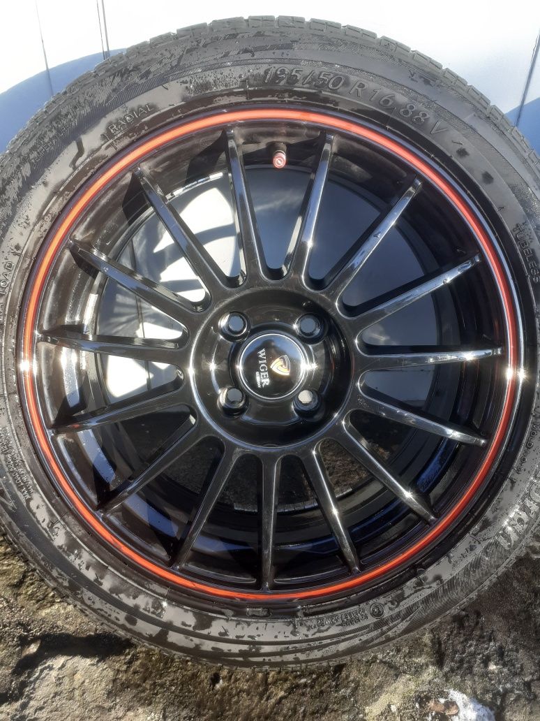 Koła 16'4x100' z oponami Kormoran zamiana na romet ogar, jawka komar g