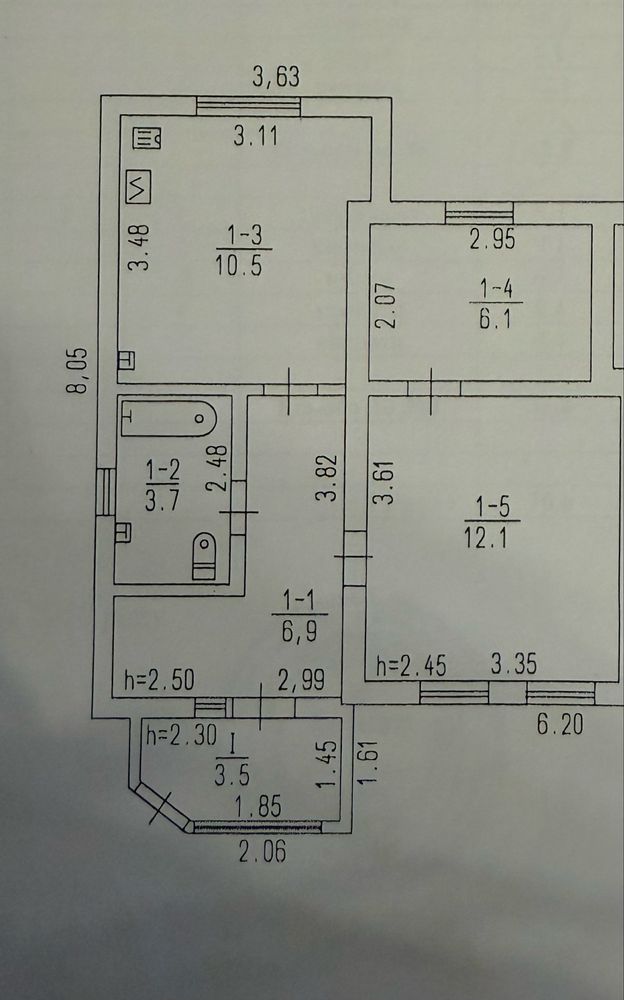 Продам частину будинку з ремонтом! Р-н 3ї лікарні