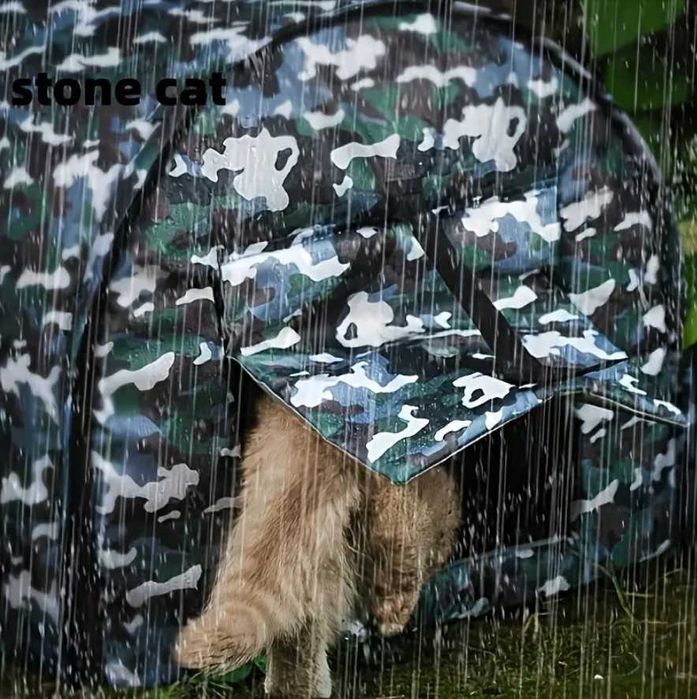 Уличный теплый водонепроницаемый домик для диких кошек и собак