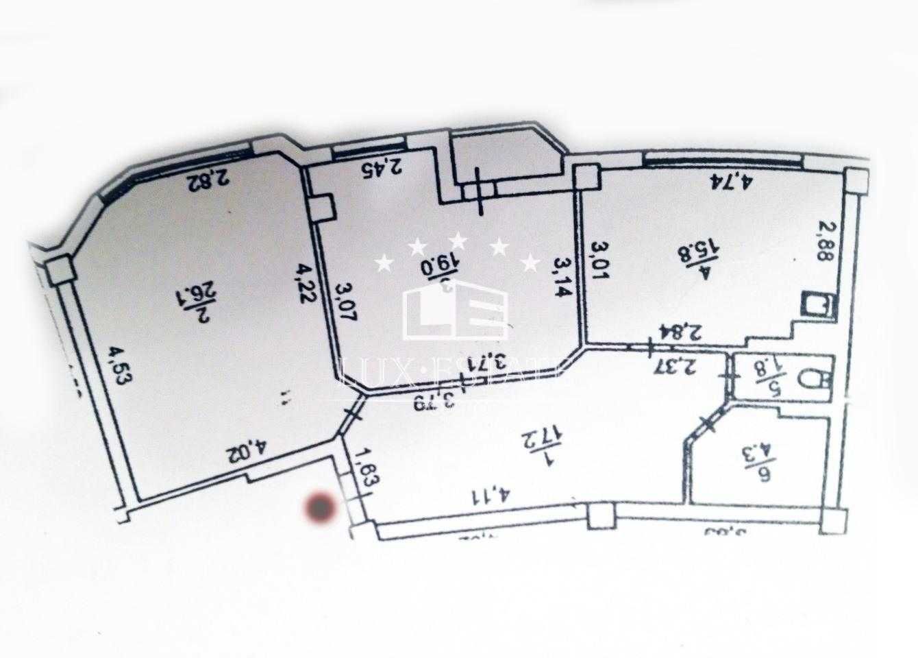 Продаётся квартира 86м²  в новом доме возле Днепра