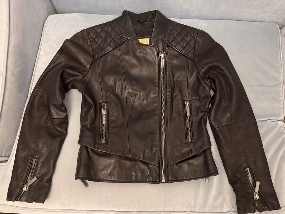 Kurtka skórzana Michael Kors