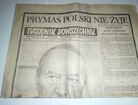 Tygodnik powszechny 7 czerwca 1981 nr 23 Prymas Polski nie żyje