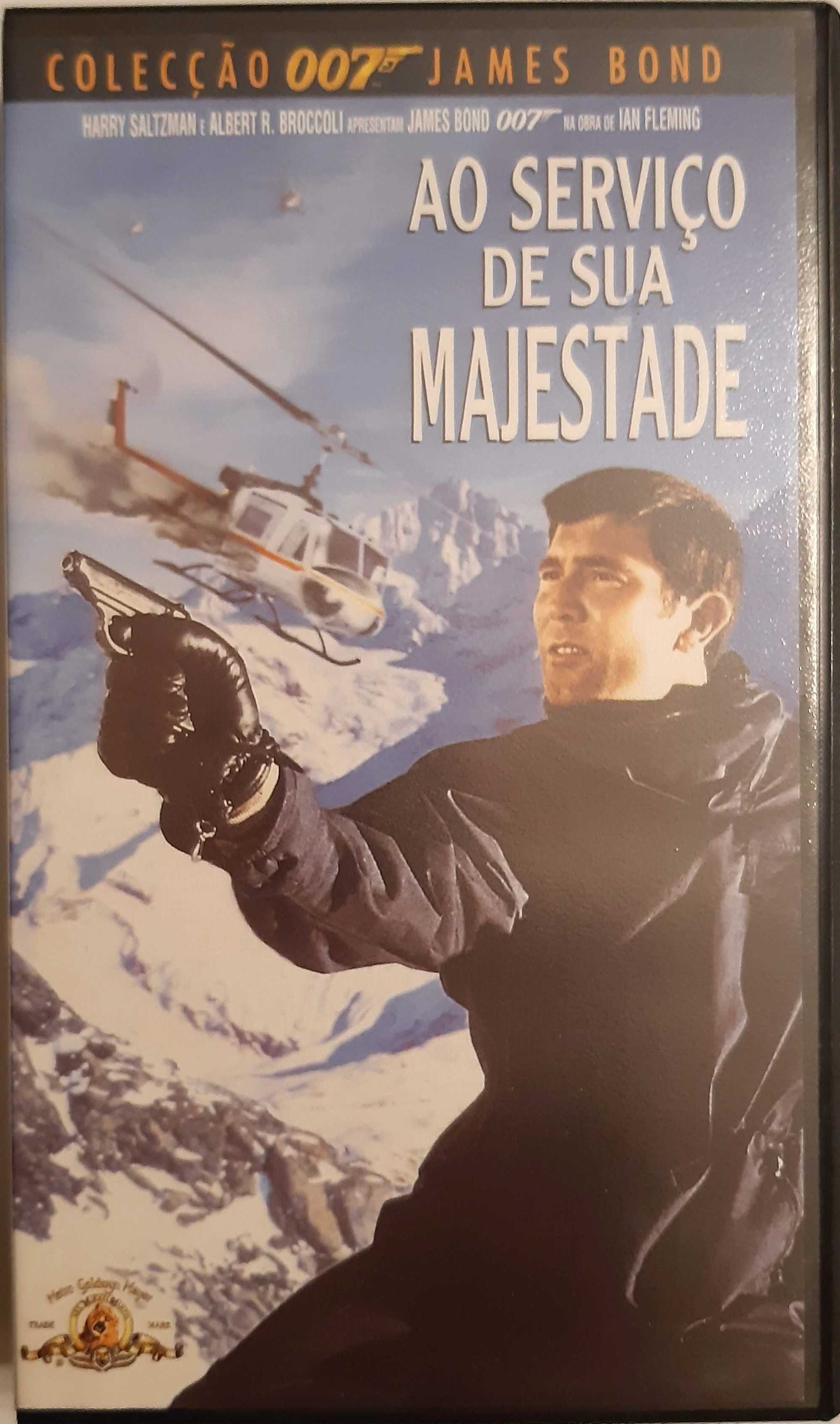 Coleção Exclusiva de 17 Filmes VHS do 007 - Como Nova!