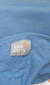 слінг шарф Love & Carry бавовна голубий