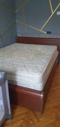 Łóżko 140cmx190cm dwa materace sprężynowe