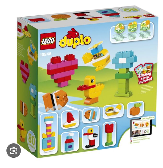 LEGO Duplo 10858 Moje pierwsze klocki + 10848 Kreatywne klocki – zesta