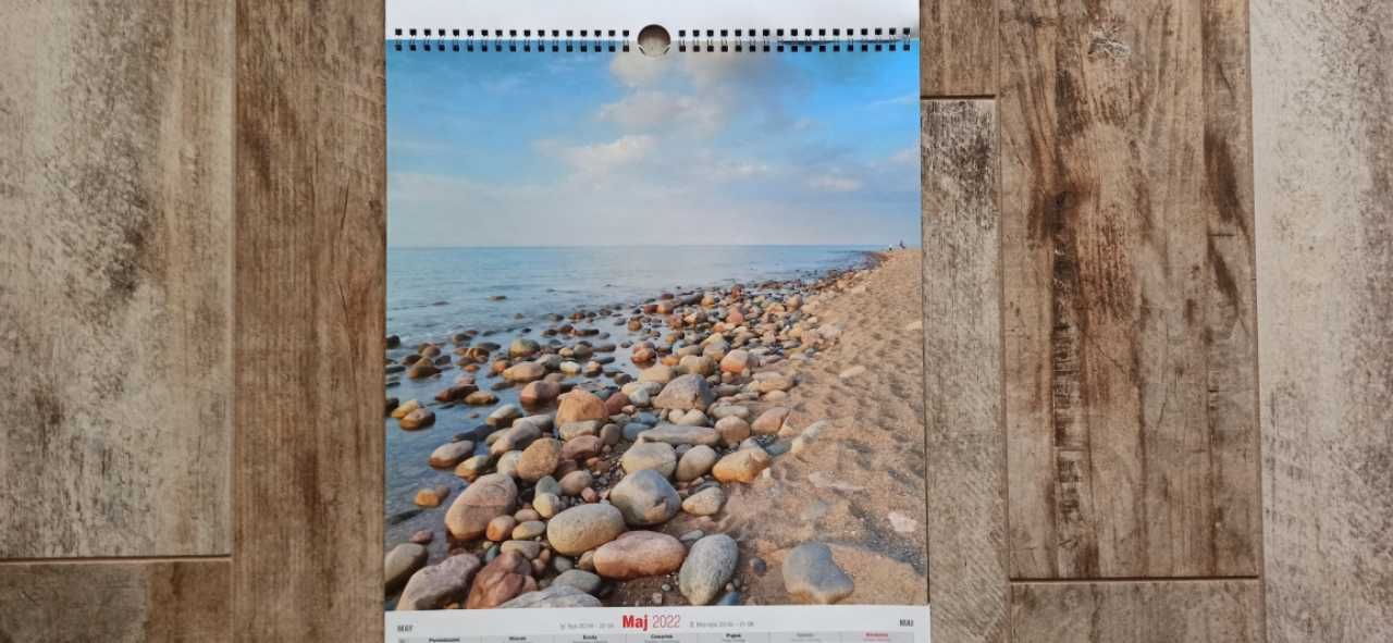 Zdjęcia Bałtyku w kalendarzach 2022, 2023