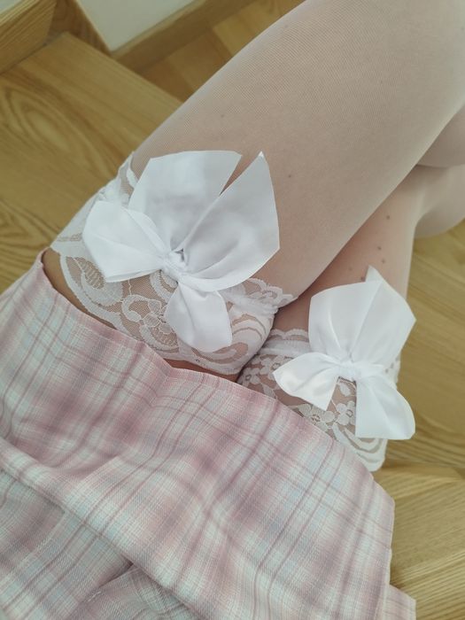 Rajstopy damskie pończochy podkolanowki coquette lolita cottagecore lo