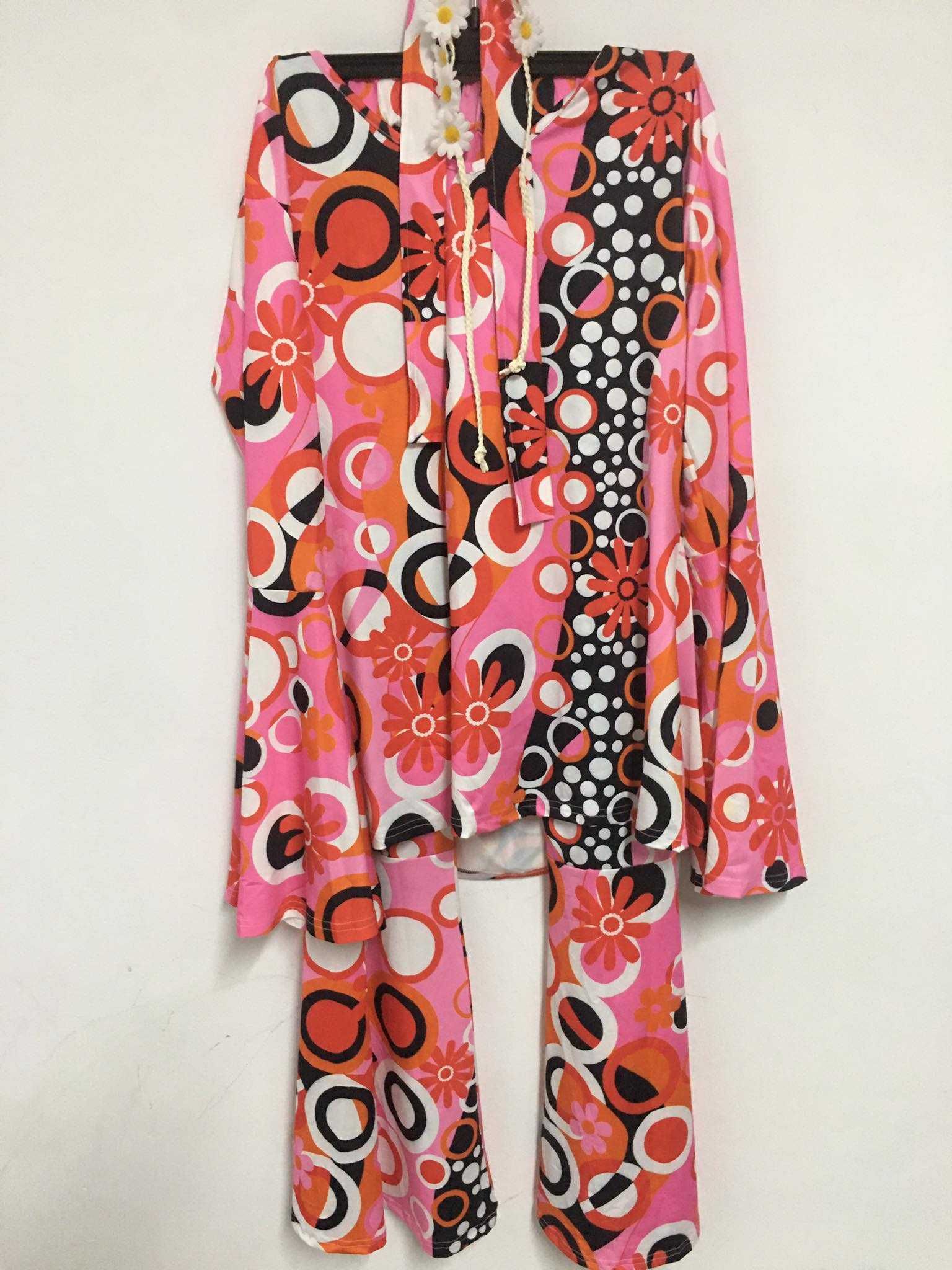 kostium karnawałowy w stylu lat 60-70 XXL