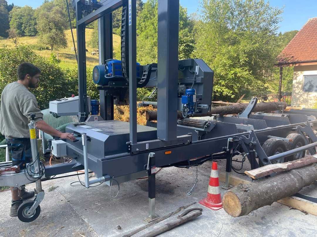 Trak taśmowy mobilny TTP-600 hydraulika homologacja drogowa  TRAK-MET