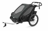 Przyczepka rowerowa dla dziecka THULE Chariot Sport 2 Midnight Black