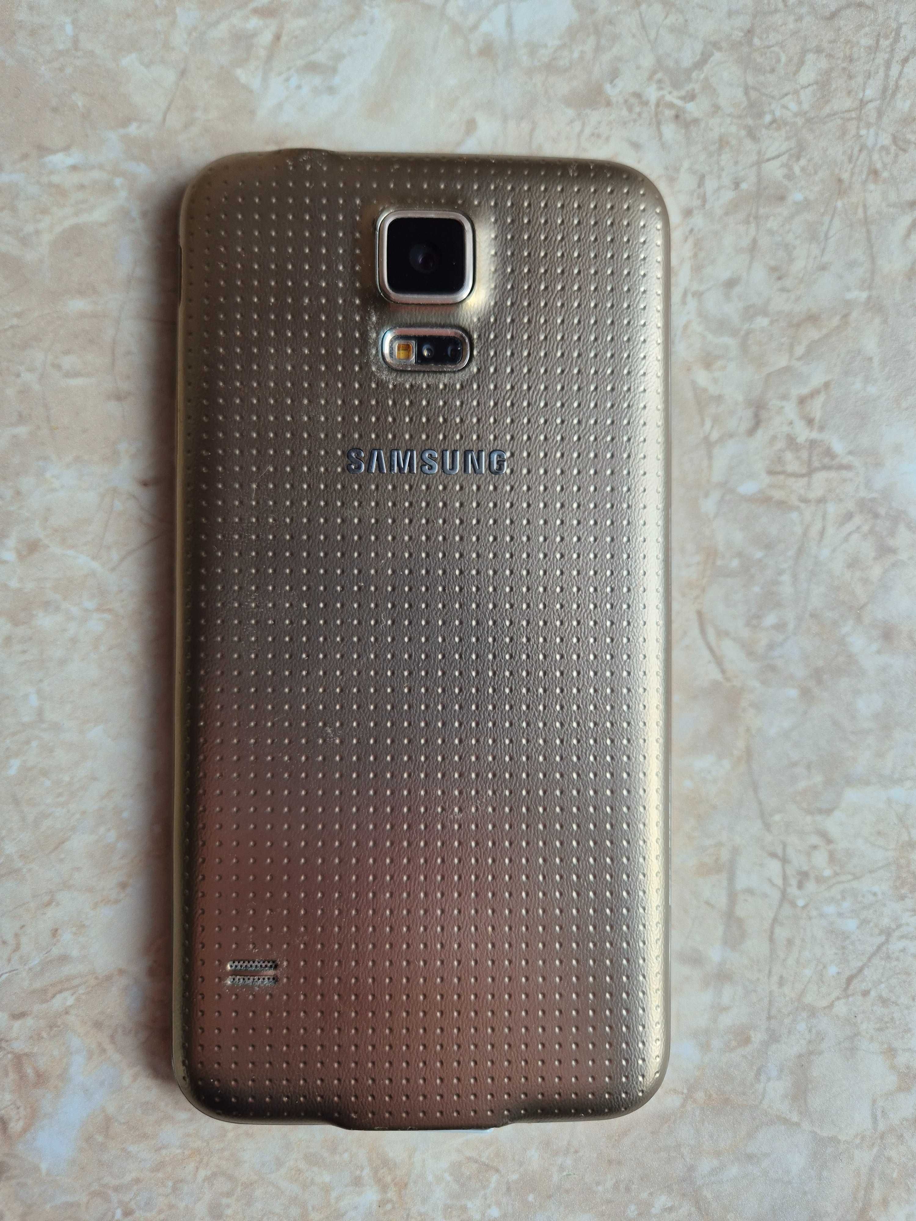 Samsung Galaxy s5 telefon złoty gold
