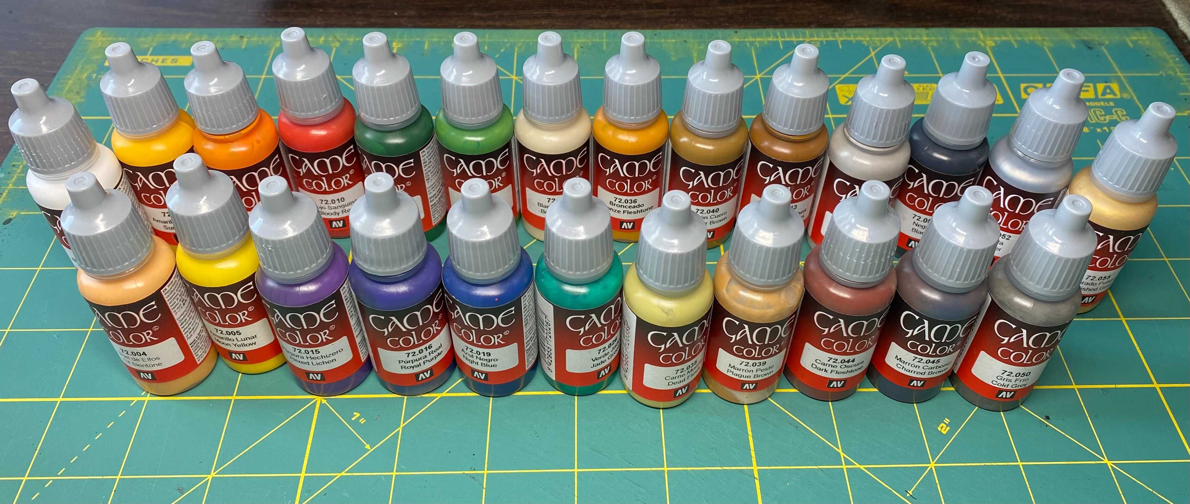 Zestaw Farb Vallejo Game Color 25 sztuk (Introduction & Advanced)