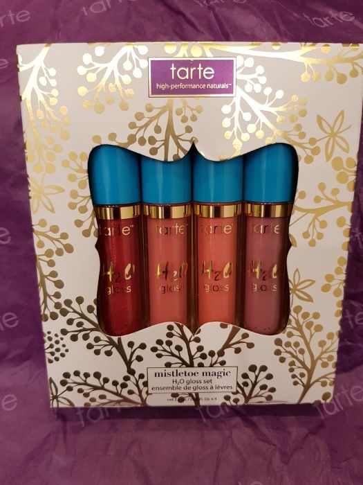 Tarte zestaw 4 błyszczyków 2,5 ml H2O gloss set