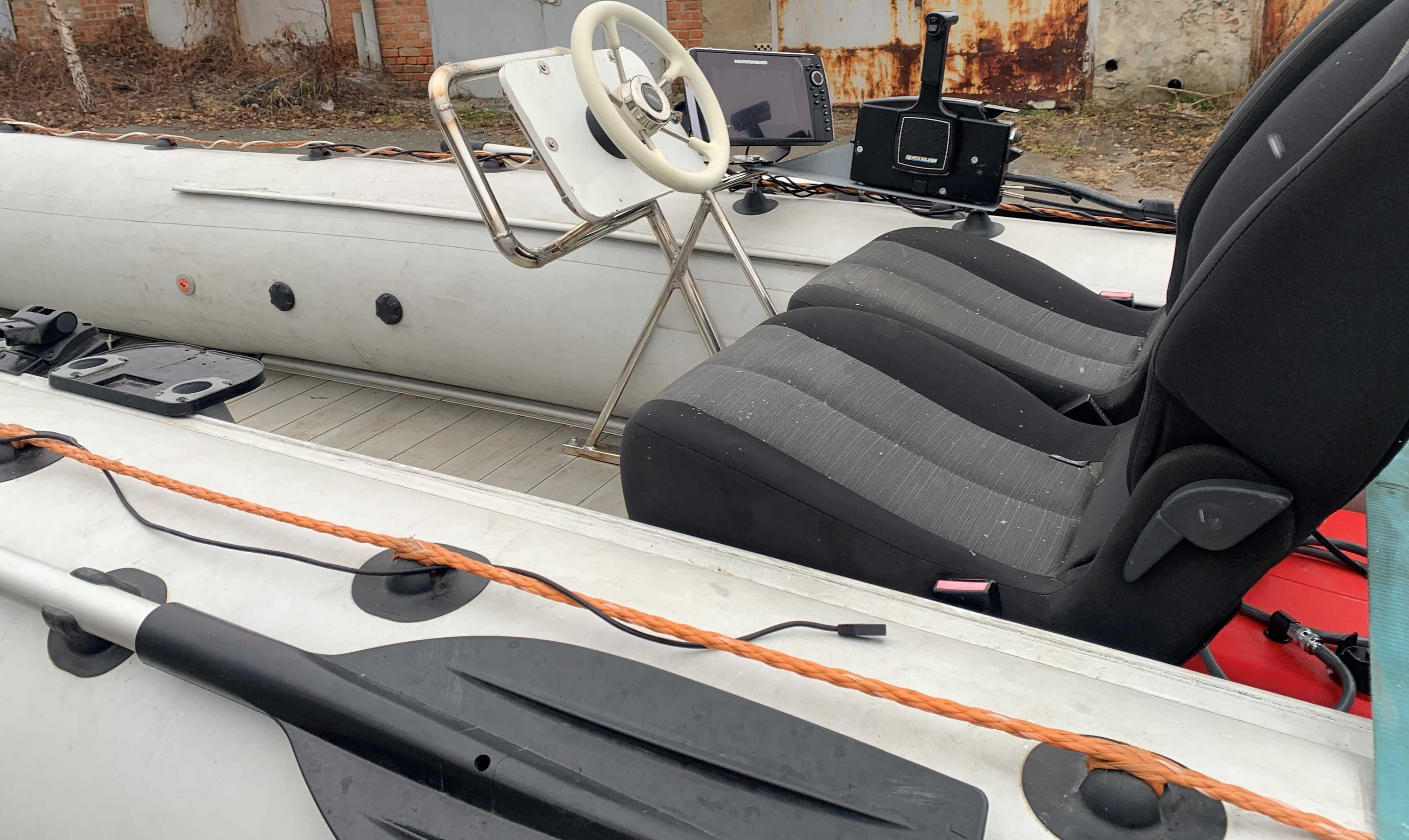 Човен Колібрі 450 DSL + Mercury 30 + лафет + Haswing + Humminbird