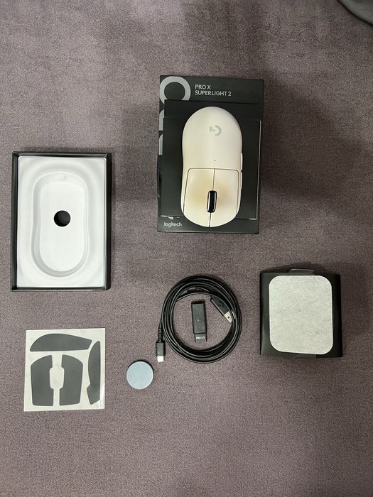 Миша Logitech G Pro X Superlight 2 Lightspeed Wireless White
