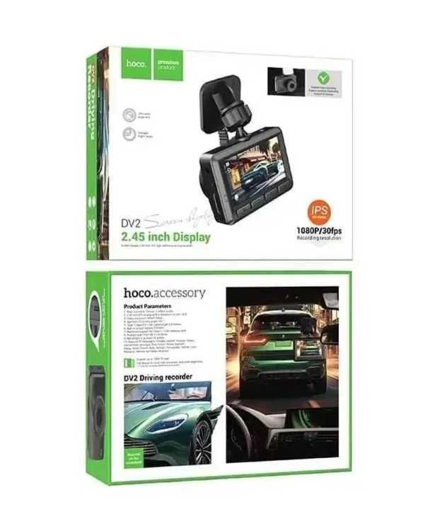 Відеореєстратор HOCO DV2 Driving Recorder with Display Black