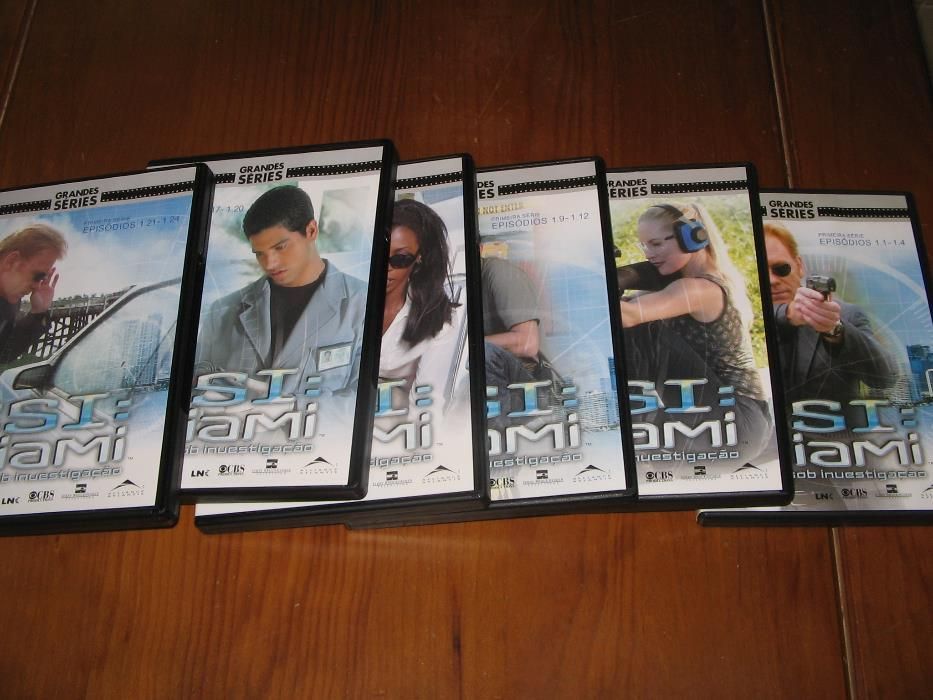 Coleção de 6 DVD (CSI Miami) Edição Expresso