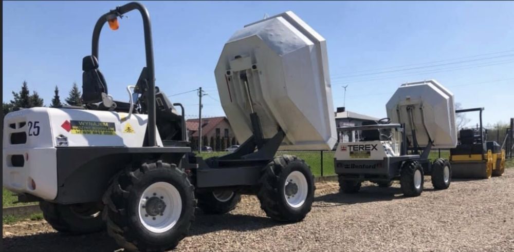 Wypożyczalnia/wynajem maszyn(koparka,wozidlo,walec)uslugi ziemne