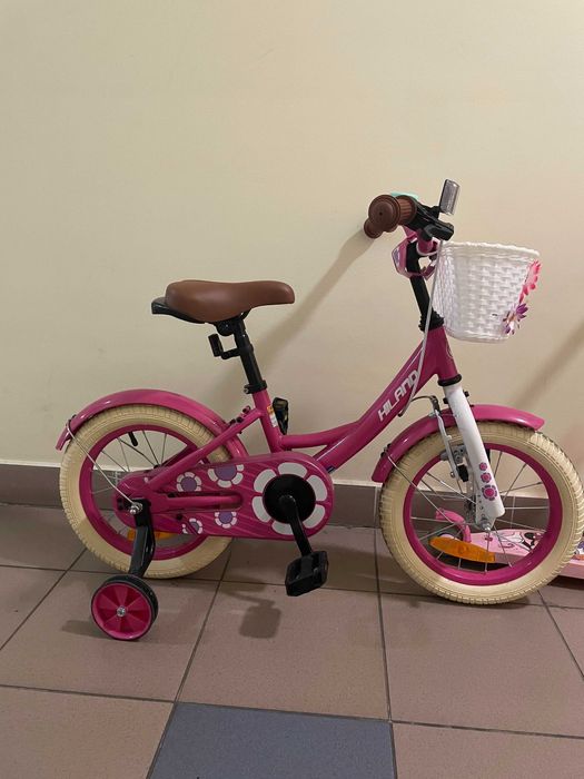 Rower Hiland Pink dla dzieci dla 3 / 5 lat