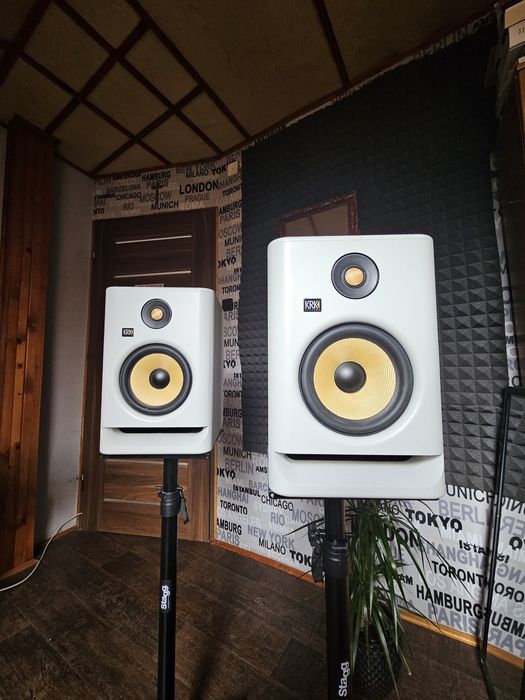 Monitory Studyjne KRK ROKIT RP7 G4 + interfejs audio