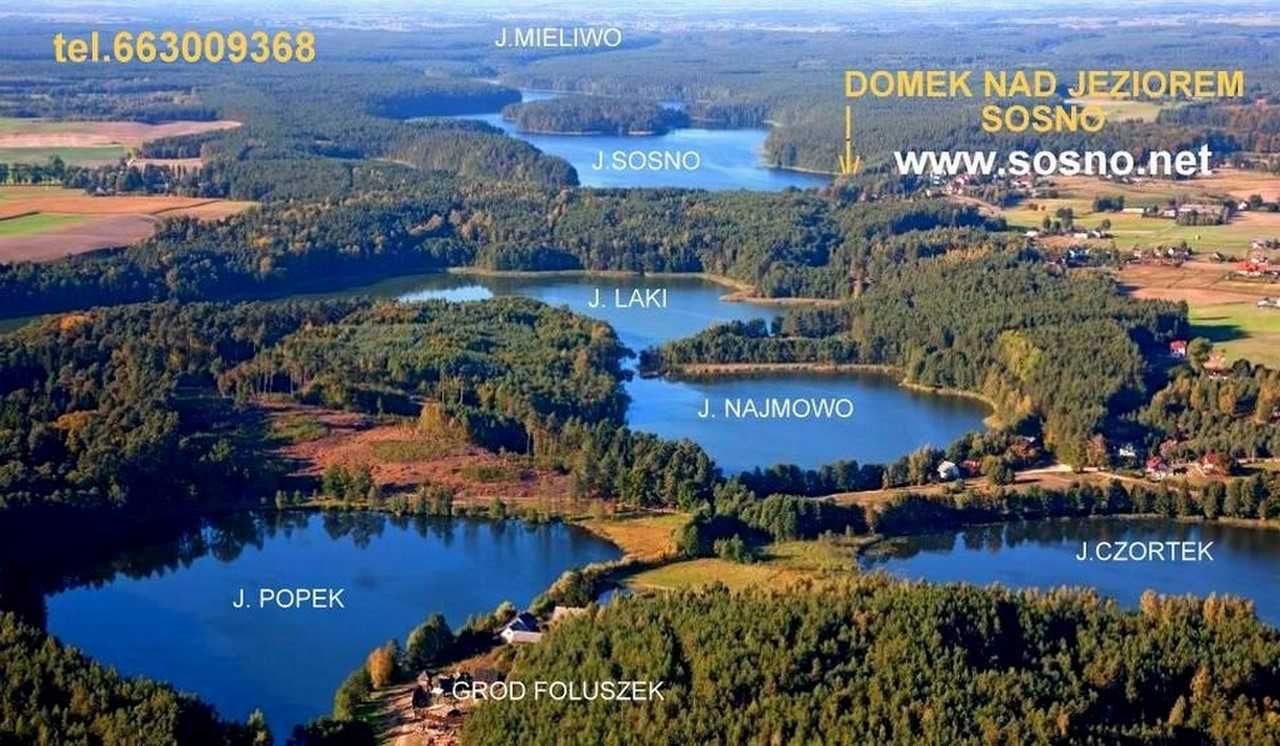 Domek kempingowy nad jeziorem płot, linia brzegowa, 40m-pomost, plaza