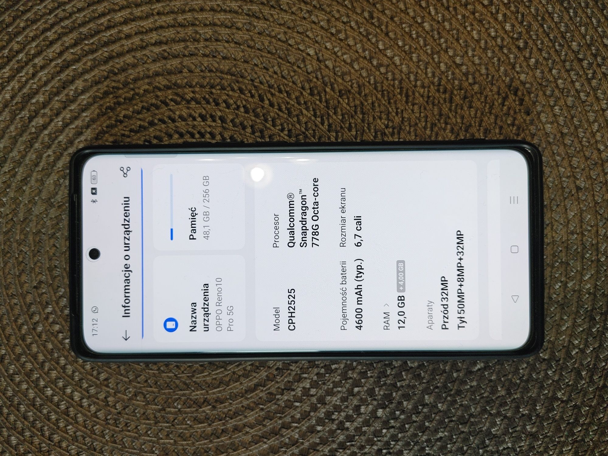 Oppo Reno 10pro 5g