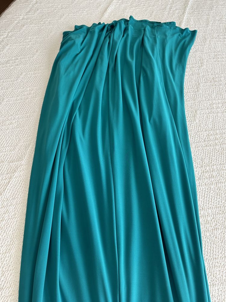 Vestido verde de cerimónia