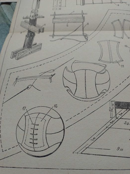 Młodzi Technicy wydanie z 1952r. Zawiera wzory prac technicznych