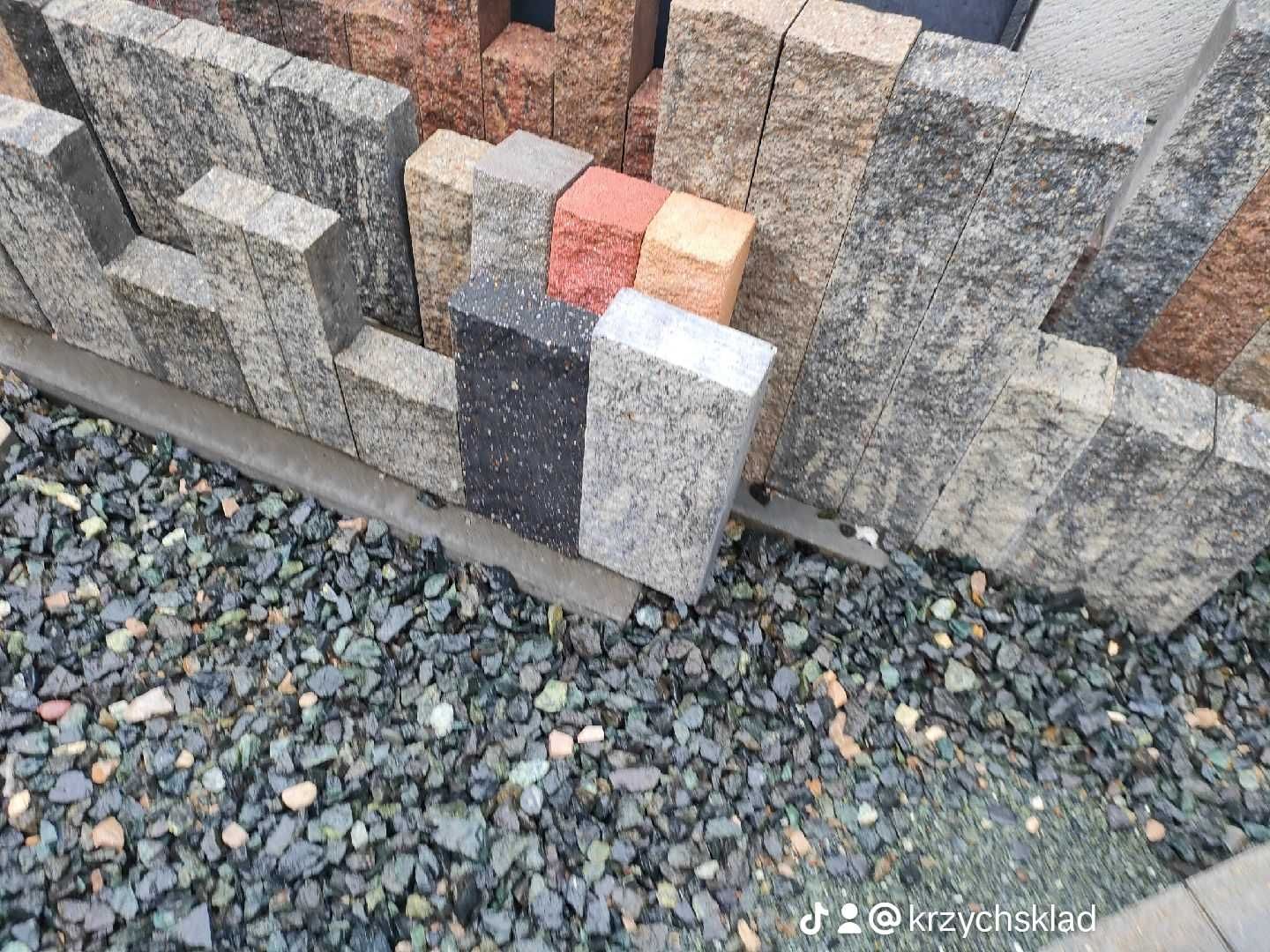 Płytka uniwersalna grządki elewacja palisada obrzeże mur grill donica