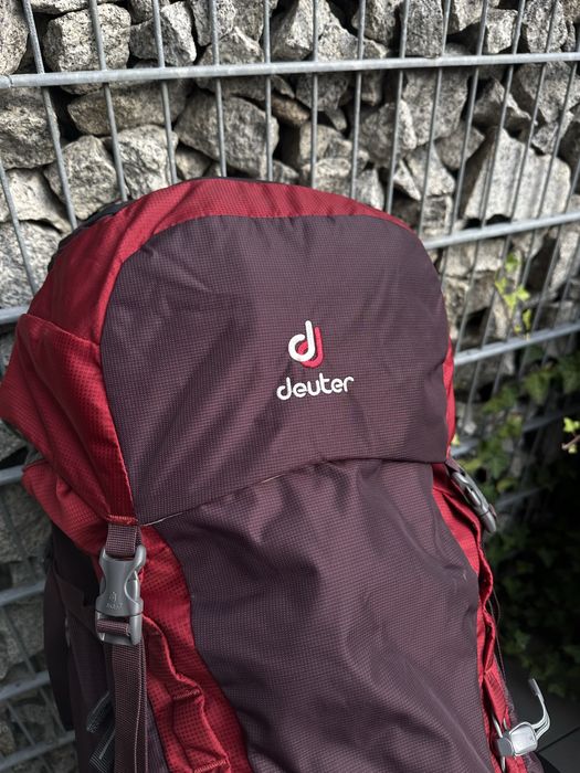 Plecak Deuter Aircontact 60+10 SL ( 70l ) Czerwony / Burgundowy