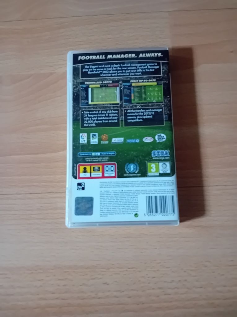 Gra football Manager handheld 2013 psp