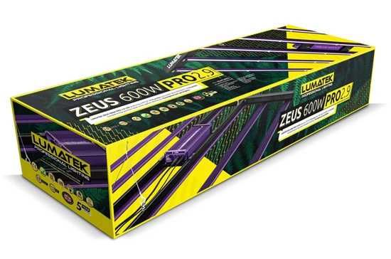 Lumatek Zeus Pro 2.9 600W - Lampa LED do uprawy roślin. JAK NOWA !