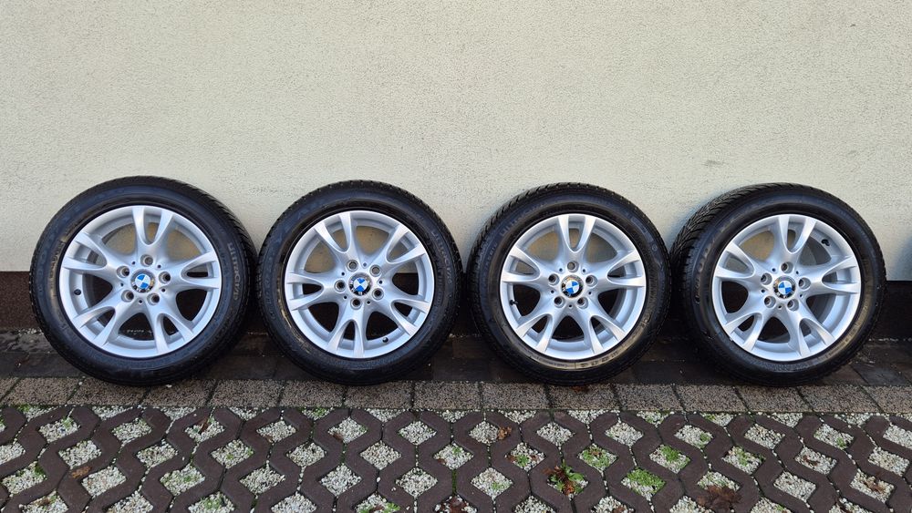 Koła felgi aluminiowe 16" BMW 5x120 opony zimowe