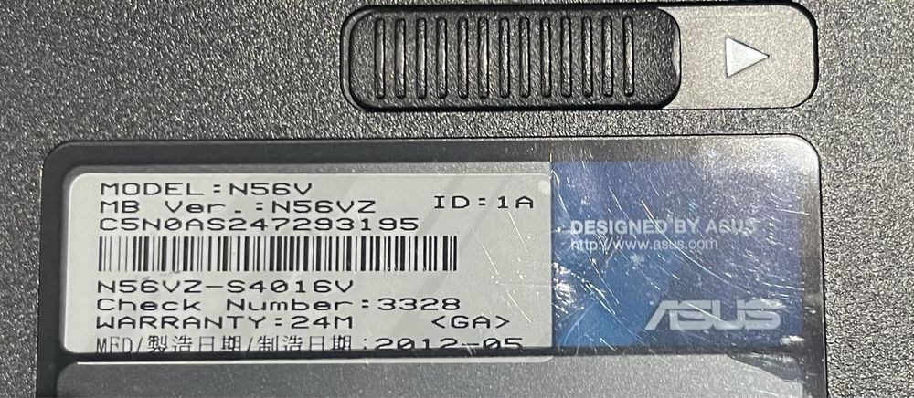 Недорогий ігровий ноут Asus N56V i5 3210m/8gb/128gb+750gb/gtx 650