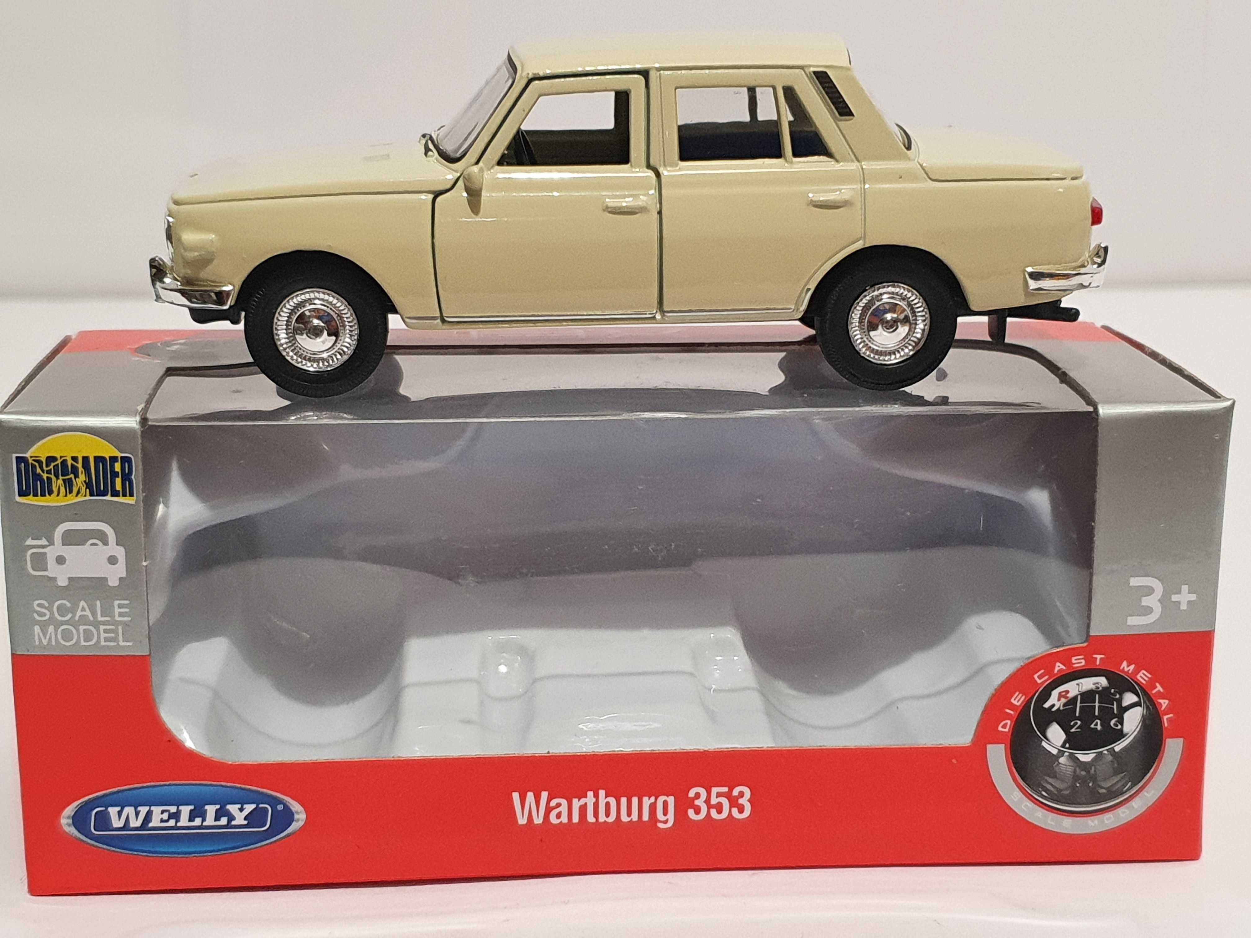 Samochod auto WARTBURG 353 model 1/34 nowy metal