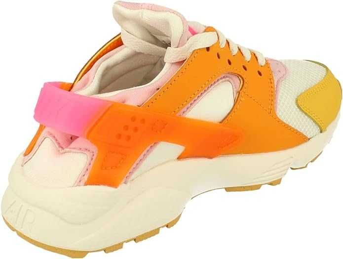 US7 Nike Women Air Huarache Summit White/Hyper Pink-Solar Flare