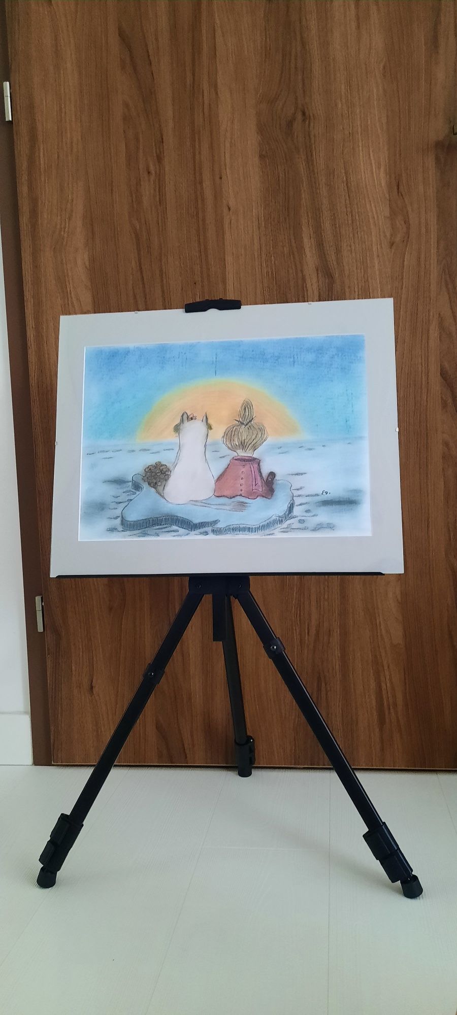 Obraz Rysunek Migotka Mała Mi Muminki