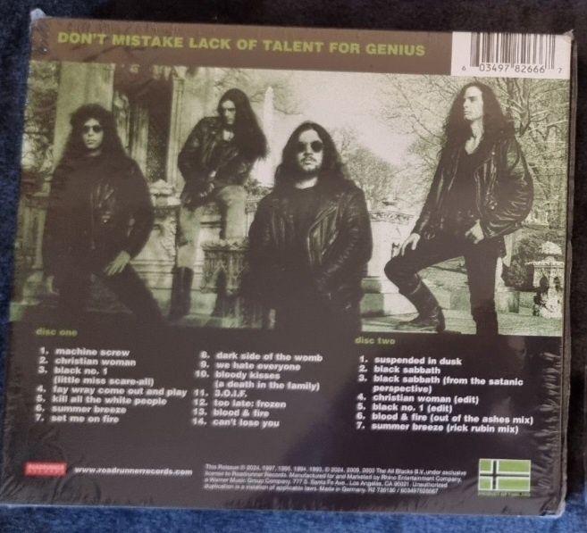 Type O Negative CD фірма запаковані