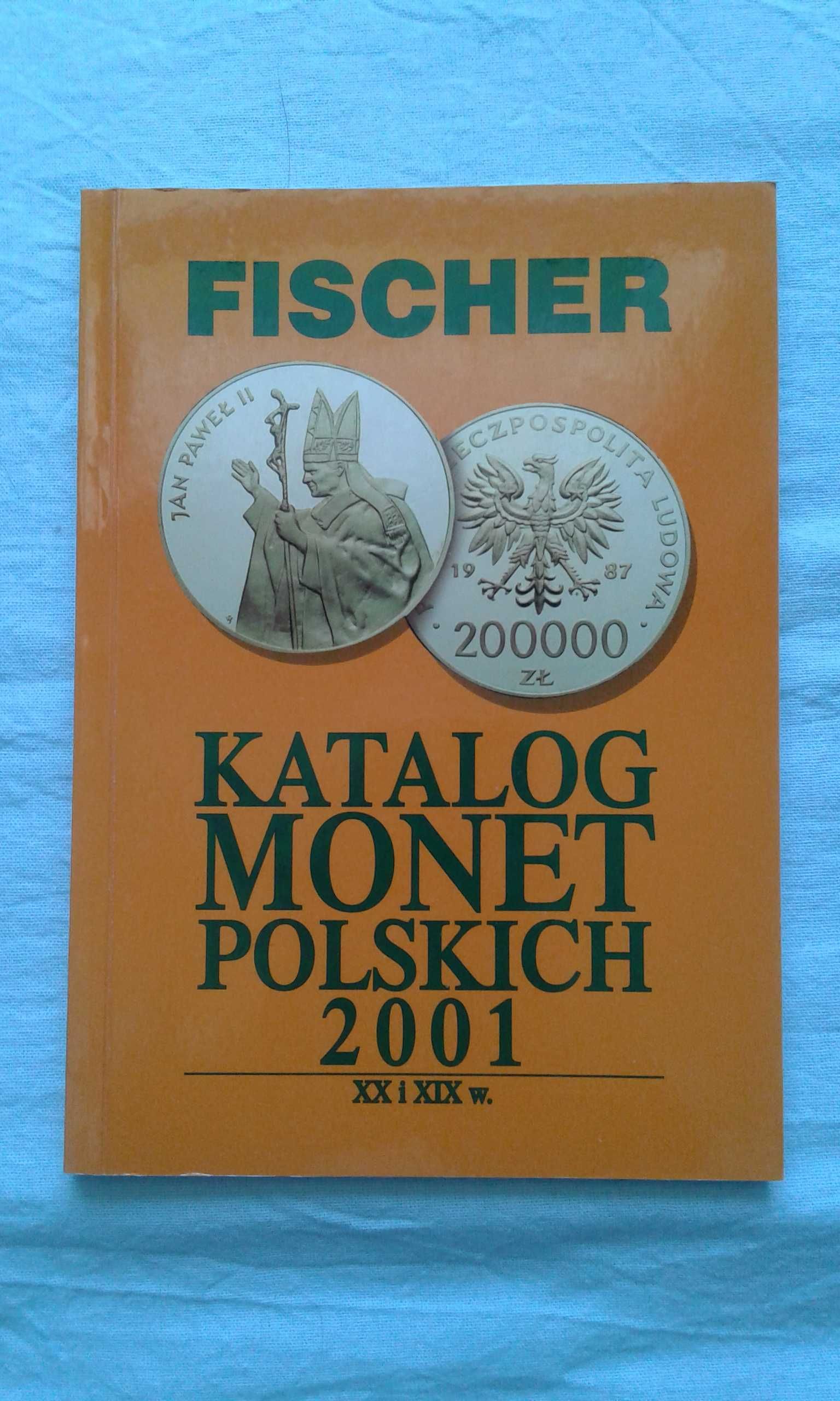 Katalog monet polskich "FISCHER" stan idealny