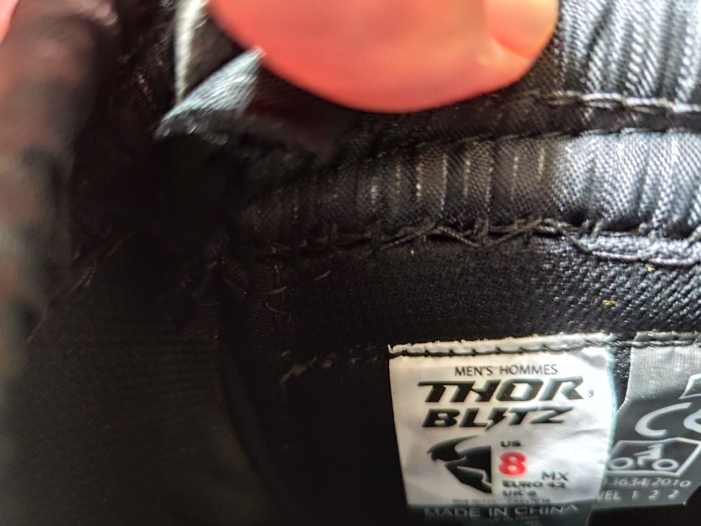 Botas Thor novas e calças de moto 4