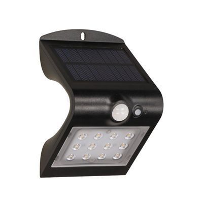 Lampa Solarna Siole Led Czujnik Ruchu 1,5W Cz Orno