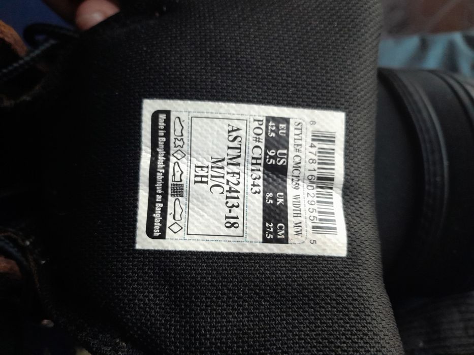 Чоловічі черевики carhartt