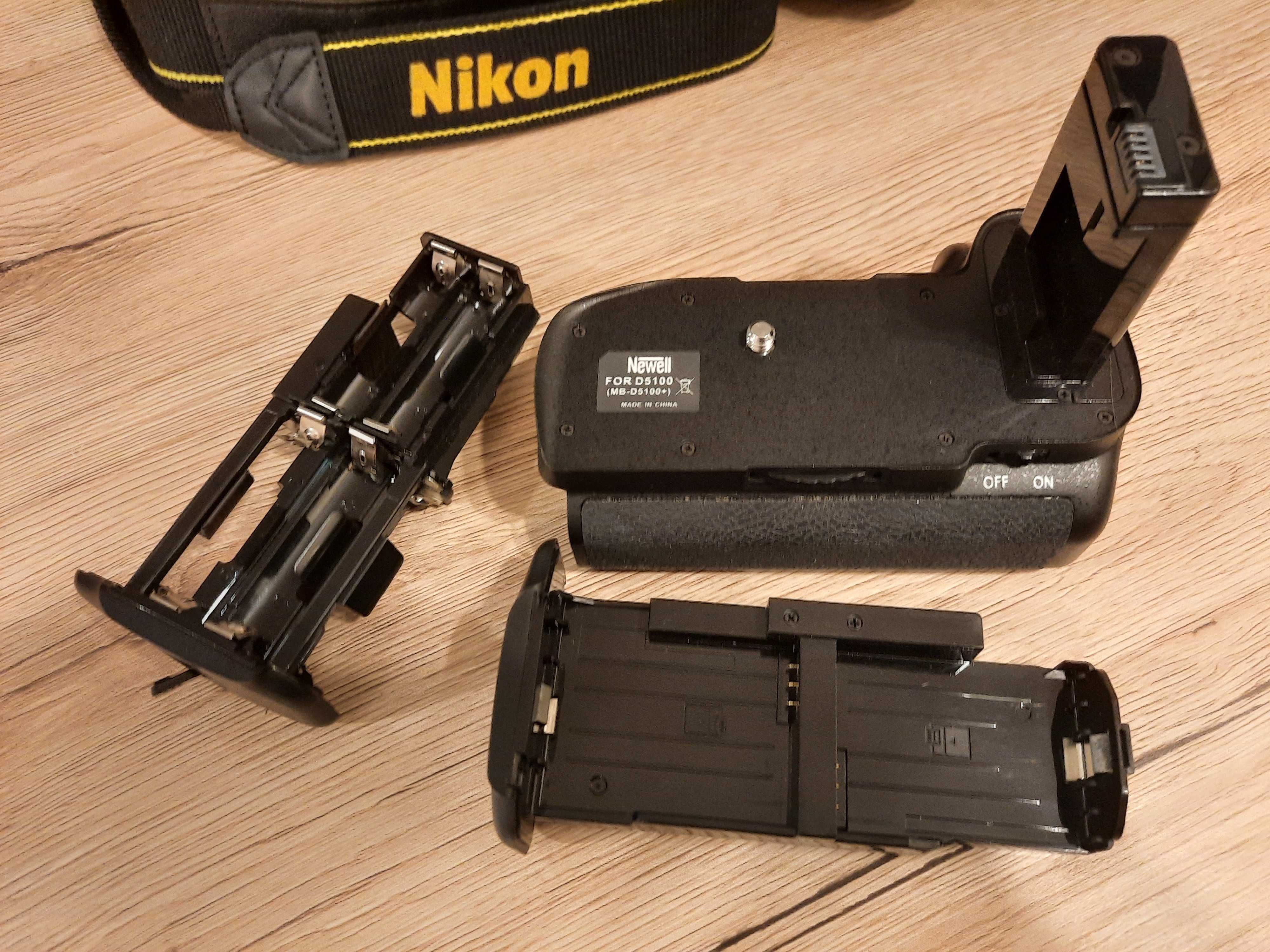 Zestaw Nikon D5100 prawie jak nowy, przebieg tylko 4449 ! OKAZJA !